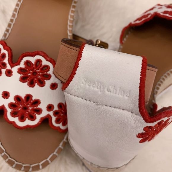 SEE BY CHLOÉ Glyn Kiara Espadrilles Sandals - Picture 3 of 4